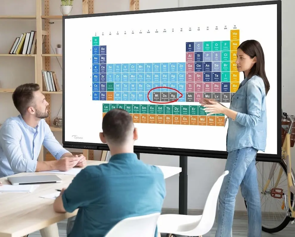 מסך מגע אינטראקטיבי גודל ";65 Optoma 3653RK 4K