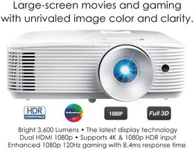 מקרן  ביתי Optoma HD28HDR 1080p