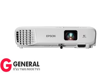 מקרן אפסון EPSON 3LCD עוצמת הארה 4000 אנסי כולל הקרנה חוטית ואלחוטית